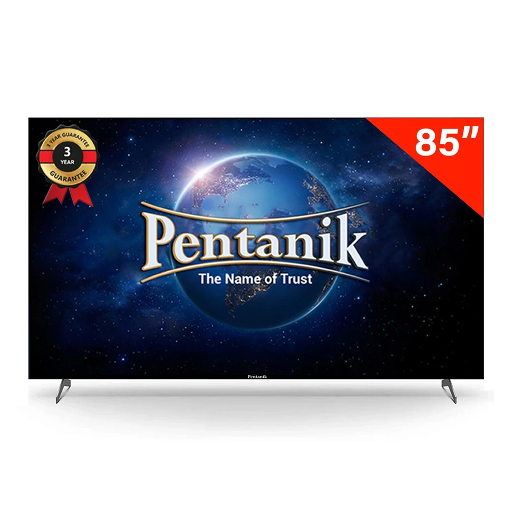 Pentanik 85 Inch 4K Android Frameless Voice Control TV (Special Edition 2024)